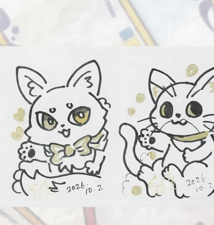 Yamuretsu — Sketch card (B&W) (style example)