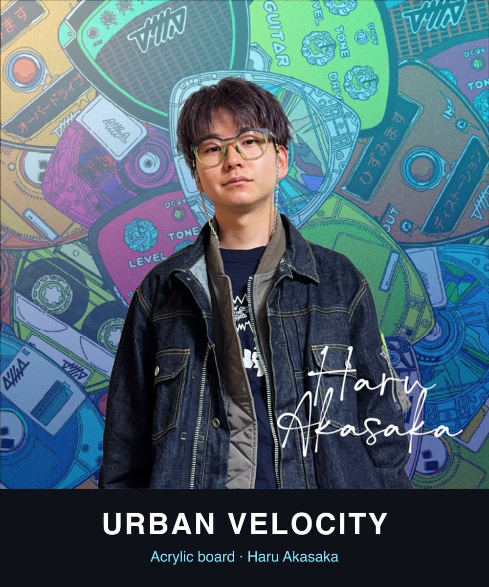 URBAN VELOCITY — Acrylic Board